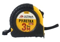 Рулетка Ultima Lite, обрезиненный пластиковый корпус