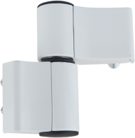 Петля DORF для алюм. дверей, 2-х секционная, с подшип, с крепежом для холод. алюм. (1к.-30 шт)