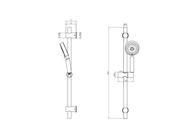 Душевой гарнитур  BD04G