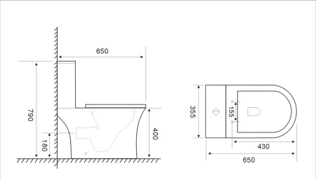 Унитаз-компакт SIERRA NEW SRN31126DP