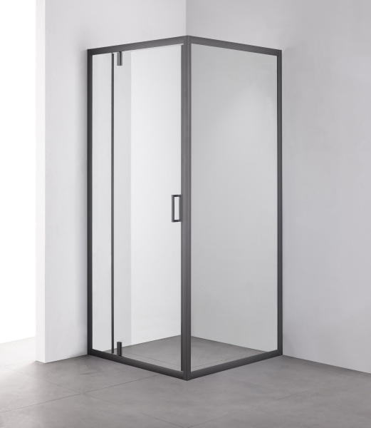 Душевой уголок DUERO, квадратный, черный DR-90CS-SW-GB